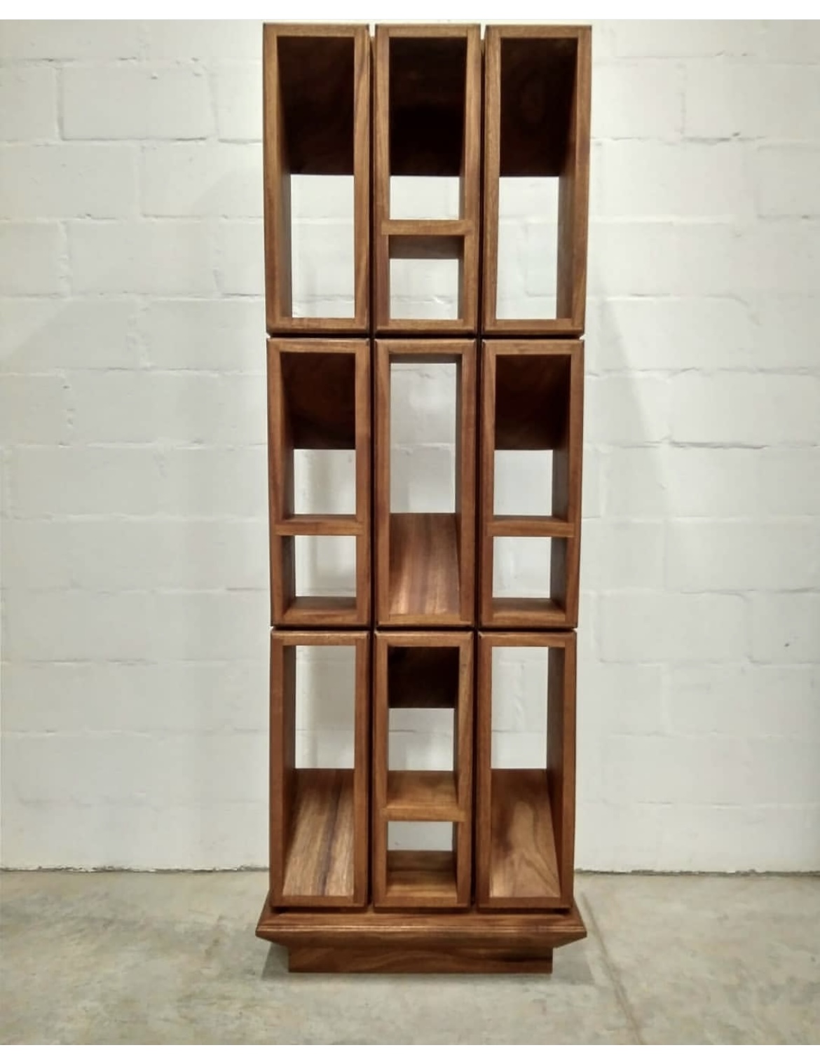 African Mahogany Sun breaker Bookshelf